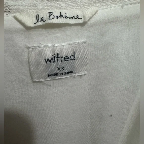 Aritzia Wilfred "Legere La boheme" linen wrap dress - Picture 7 of 8